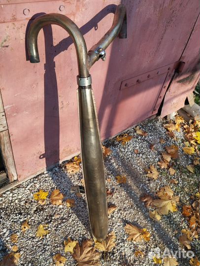 Выхлоп мотоцикла Урал