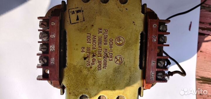 Трансформатор осм-1,0У3 380В