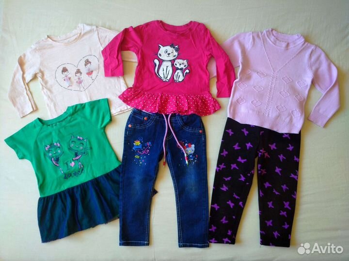 Одежда пакетом для девочки 92р
