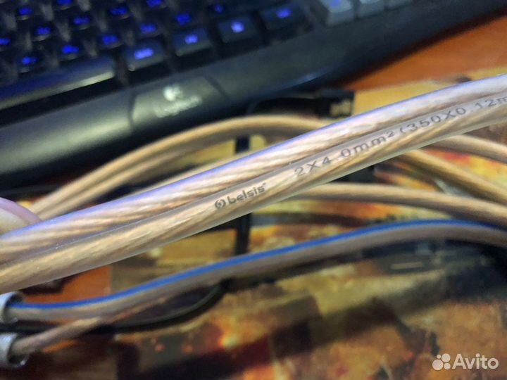 Акустический кабель belsis 2х4,0