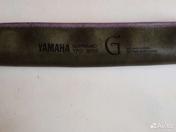 Блокфлейта yamaha сопрано