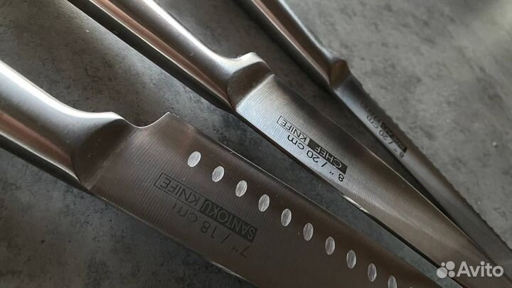 Набор кухонных ножей по японской технологии