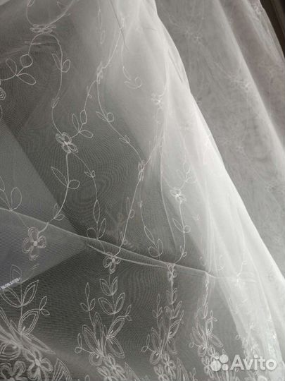 Тюль винтажная