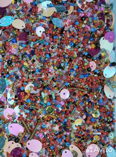 Бисер из натурального коралла