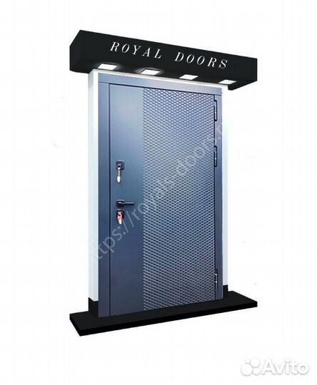 Современная металлическая дверь с терморазрывом