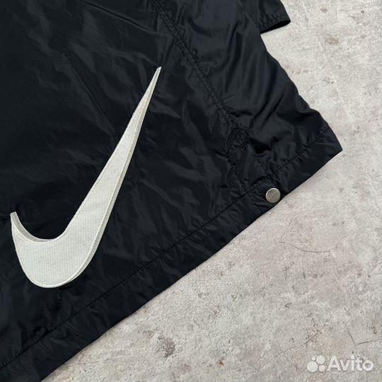 Винтажная куртка коуч Nike Vintage Big Swoosh