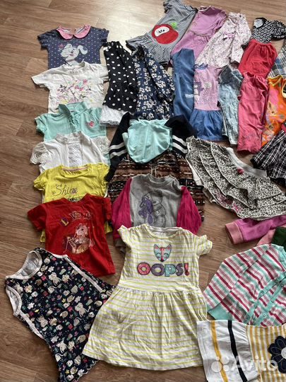 Вещи пакетом на девочку 98-104