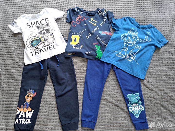 Вещи пакетом для мальчика 116 128 H&M Play today