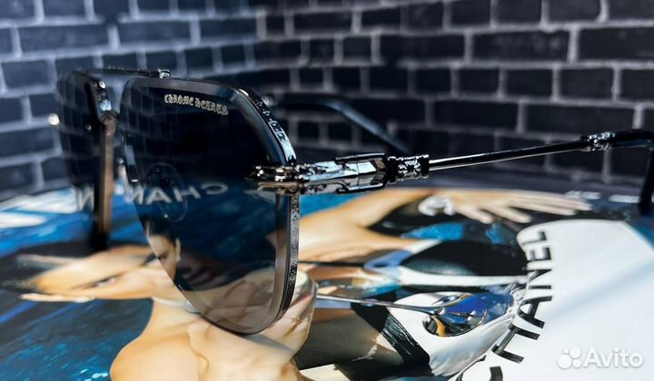 Солнцезащитные очки chrome hearts мужские