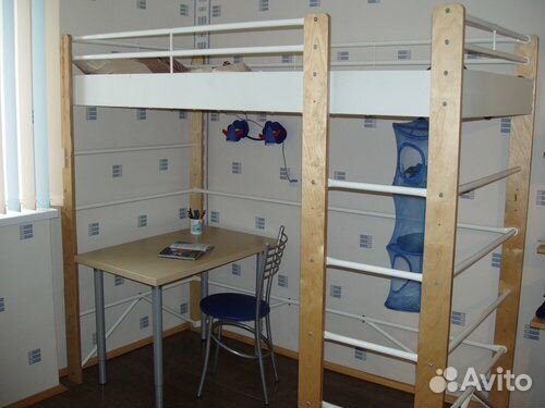 Кровать двухъярусная чердак икеа IKEA + матрас