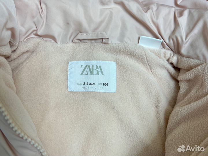 Куртка демисезонная для девочки 104 р zara