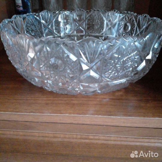 Ваза хрустальная большая СССР