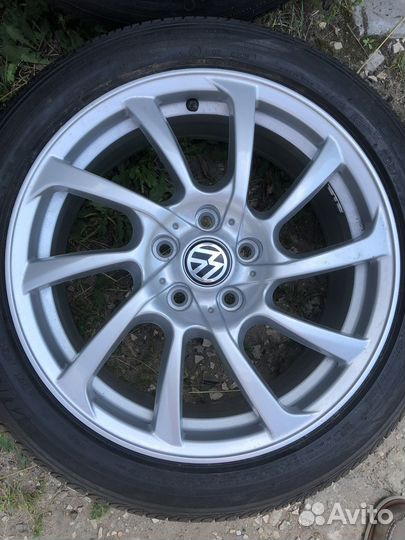 Новые колёса лето R17 на Volkswagen Caddy lV VAG