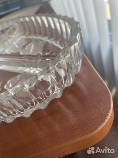 Хрустальная менажница