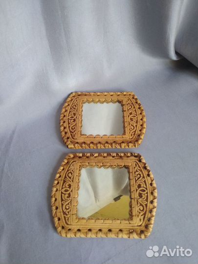 Зеркальце из бересты