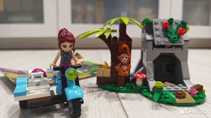 Лего Friends Джунгли: Мотоцикл скорой помощи