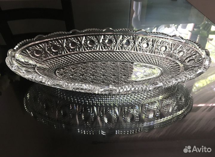 Хрустальные блюда из хрусталя для сервировки