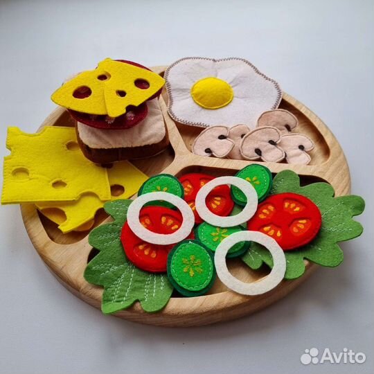 Игрушечная еда из фетра