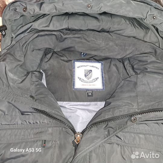 Куртка зимняя мужская бу 54 56