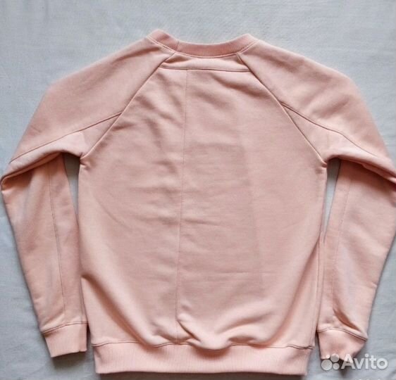 Новый персиковый свитшот толстовка кофта бантик