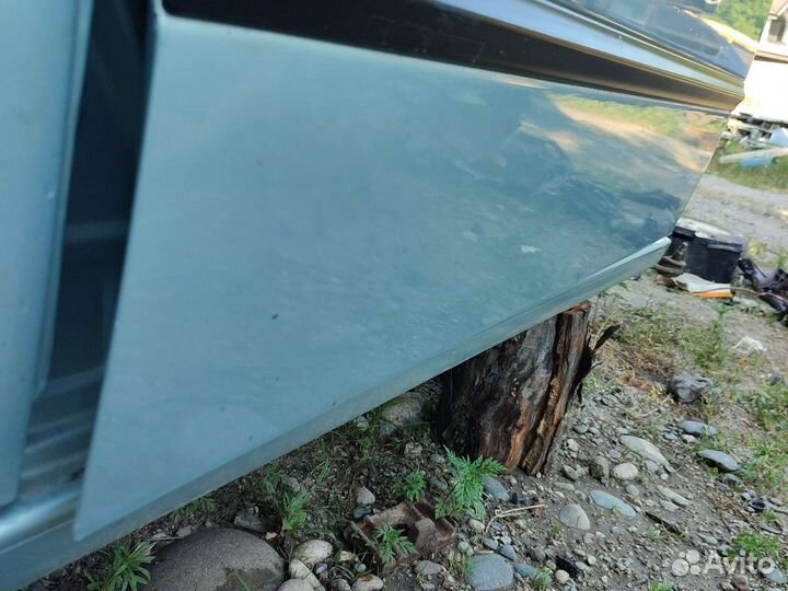 Дверь на hyundai accent передняя светло бирюзовая