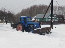 Трактор Т 40 + отвал для снега, плуг, нож, тележка