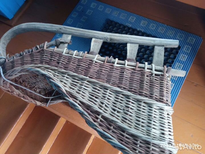 Плетеные сани