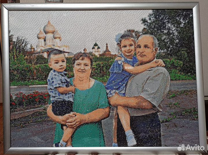 Алмазная мозаика по фото - производство