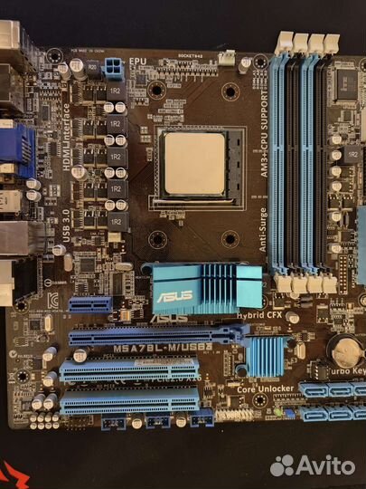 Asus M5A78-M USB3 + FX6100