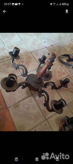 Люстра времен СССР