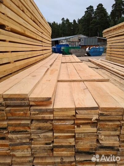 Доска обрезная 25х150 мм с доставкой