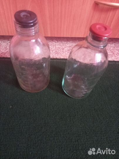 Бутылочки мерные стеклянные