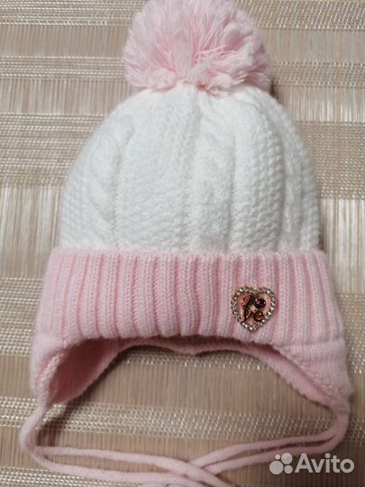 Шапка для новорожденного осень