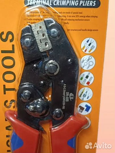 Кримпер с храповым механизмом sn48b 0,5-2,5 мм