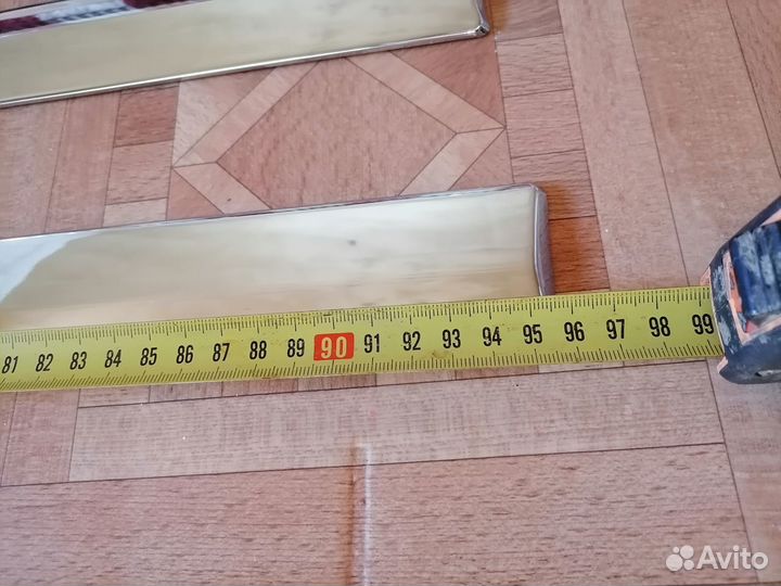 Комплект молдингов дверей mitsubishi pajero sport