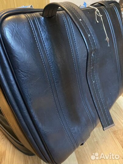 Чемодан нат. кожа винтажный СССР