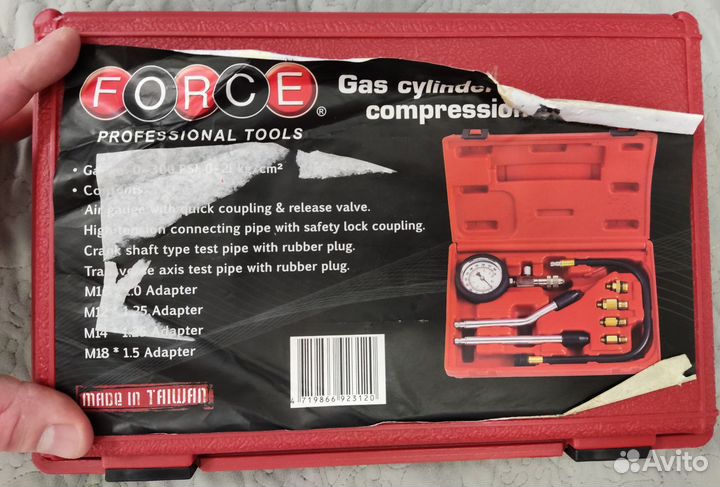 Компрессометр Force для бензиновых двигателей