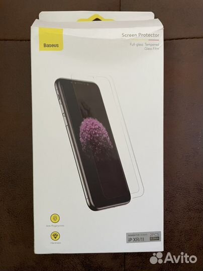 Защитное стекло Baseus для iPhone 2 шт