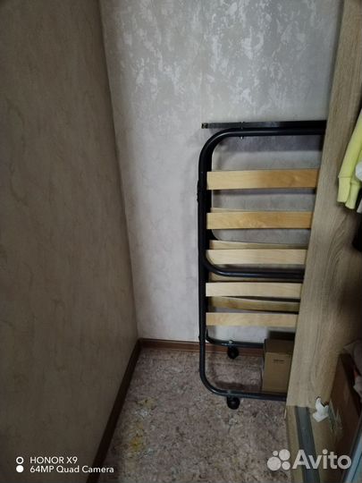 Раскладушка с матрасом бу