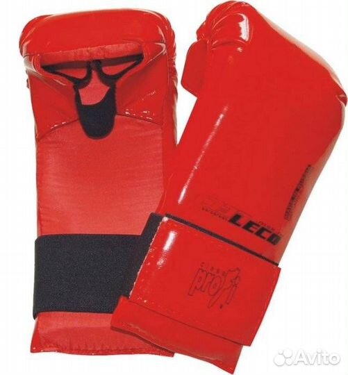 Перчатки спарринговые леко,L, красный, гп 9-5, пар