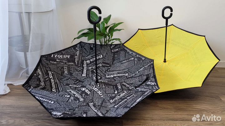 Умный зонт-трость