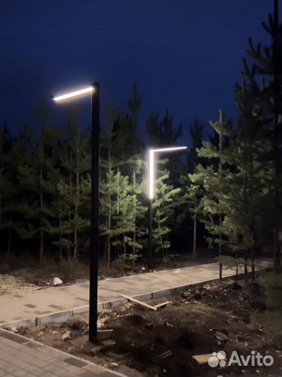 Фонарный светодиодный столб