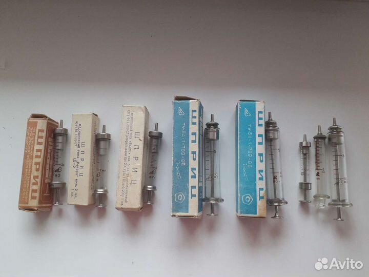 Шприцы медицинские СССР