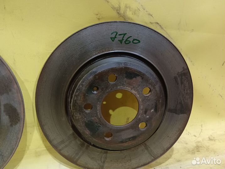 Диски тормозные задние Audi A4 B9 2015 Ауди а 4