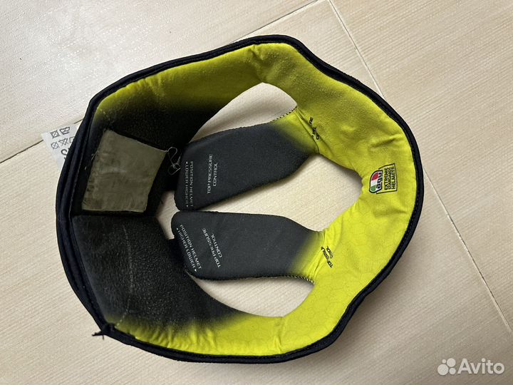 AGV pista GP R pods, внутренности щеки