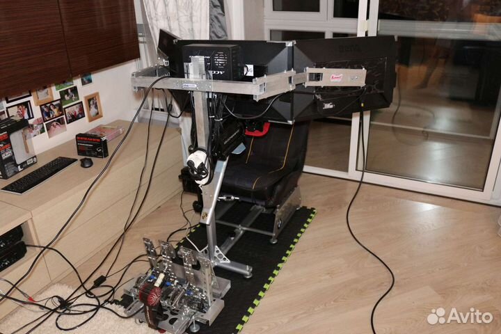 Кресло игровое Playseat с допами