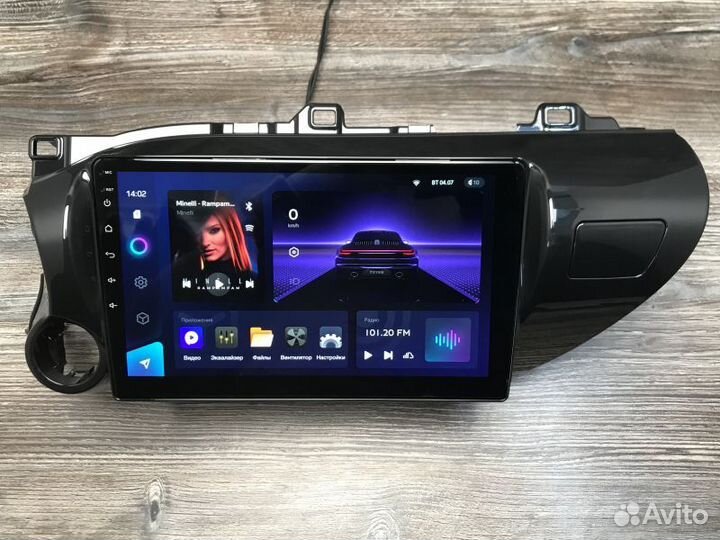 Магнитола Toyota Hilux Teyes CC3