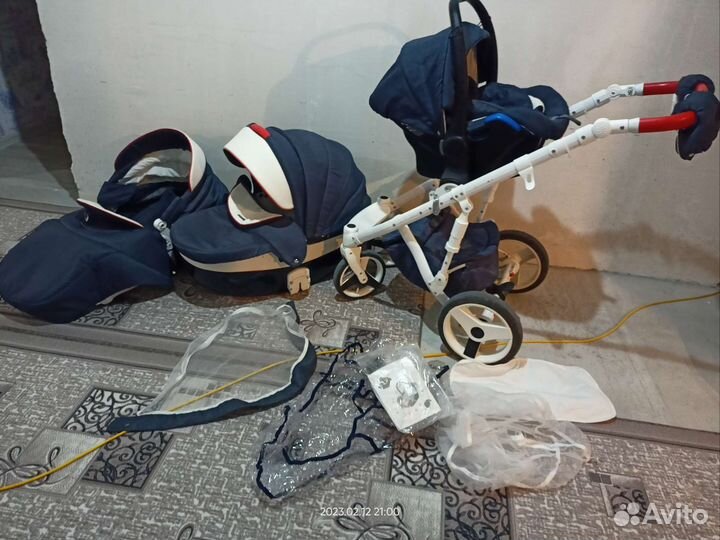 Коляска adamex 3 в 1