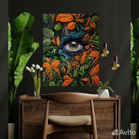 Картина маслом на холсте большая