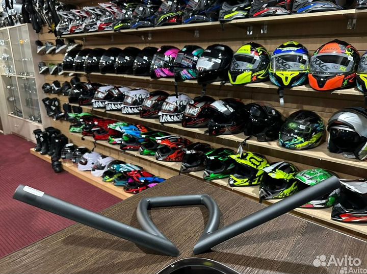 Мото руль 25mm черный для мото